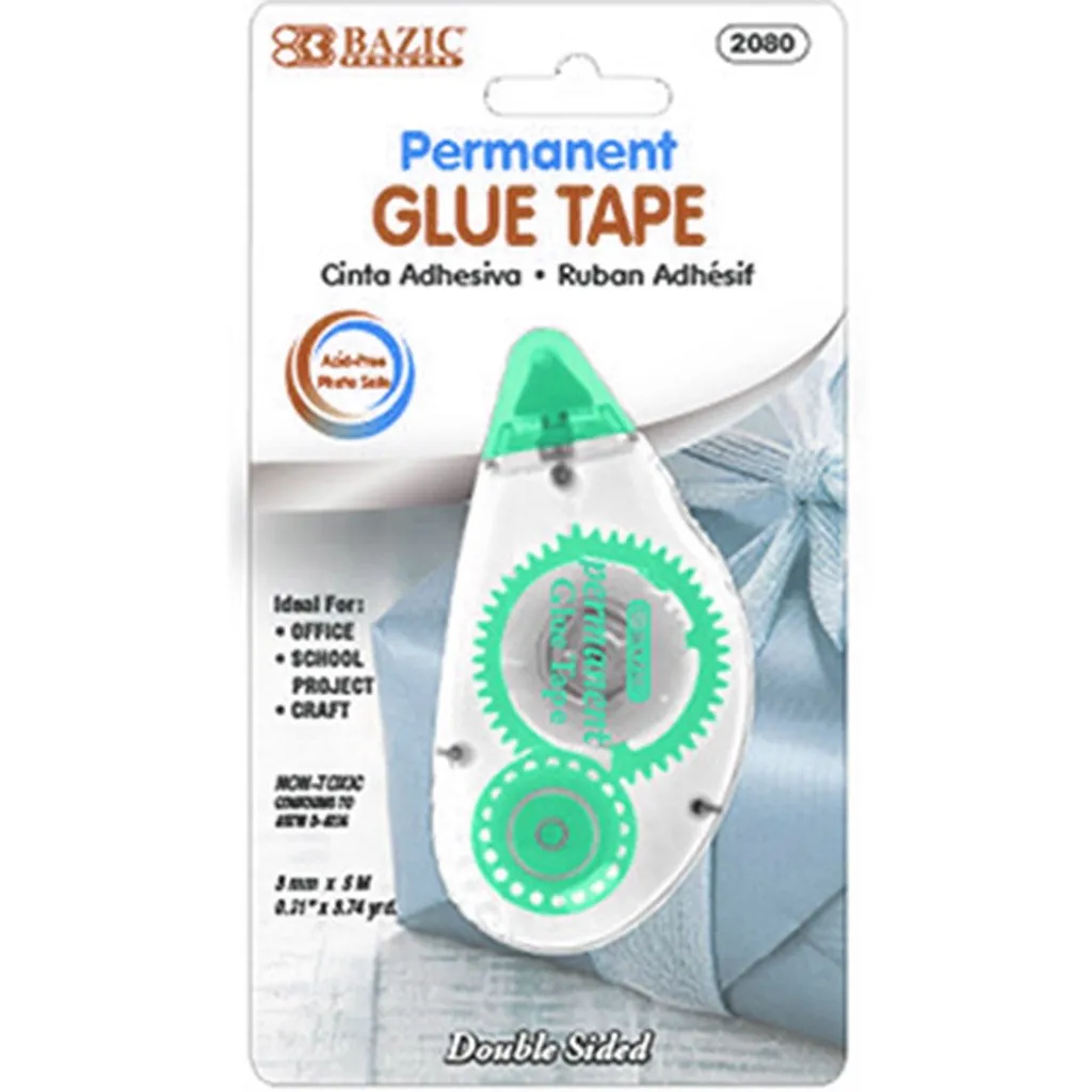 Bazic Permanent Glue Tape 8mm x 8m