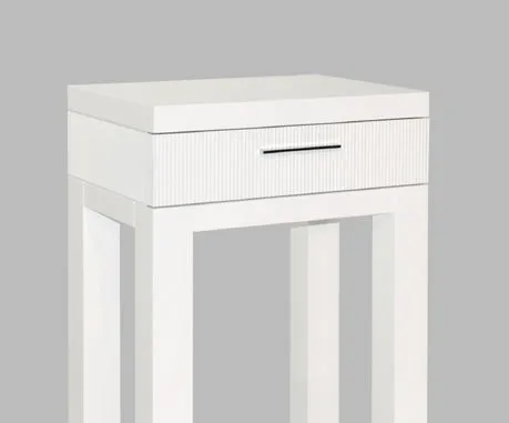 Cavas End Table White