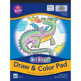 Draw & Color Pad 9in x 12in White