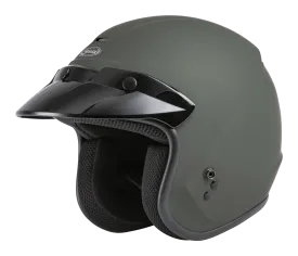 GMax 72-5360 OF-2 Open-Face Helmet Matte Green