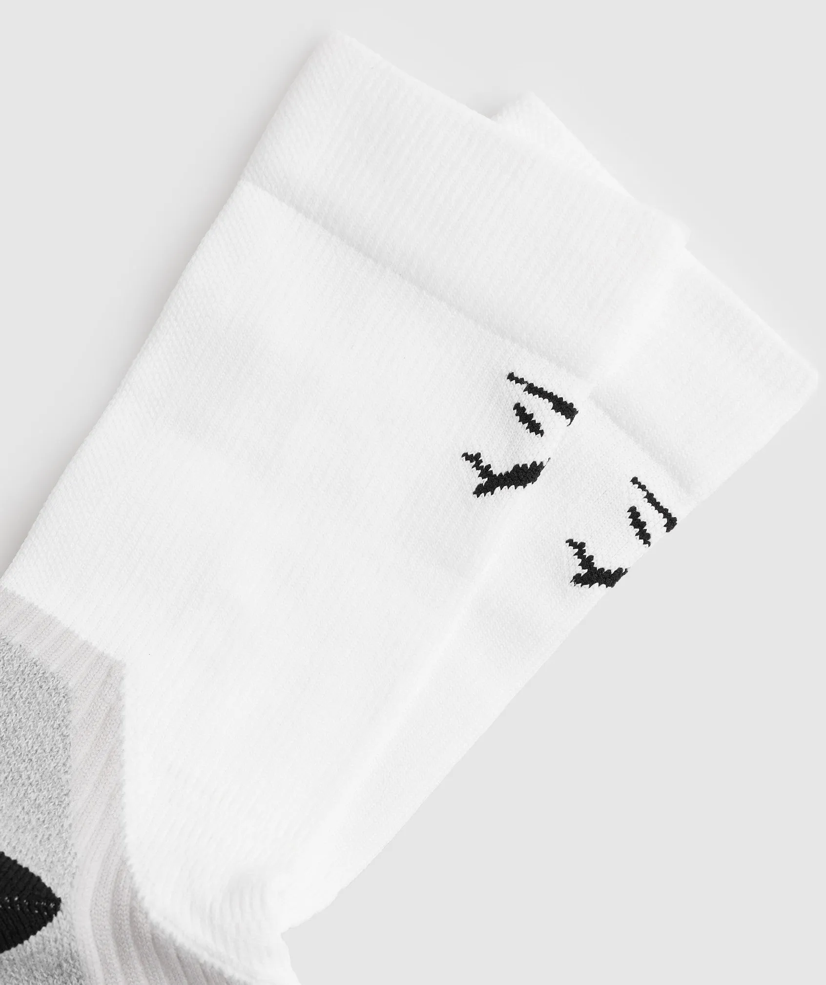 Gymshark Lightweight Running Crew Socks - White