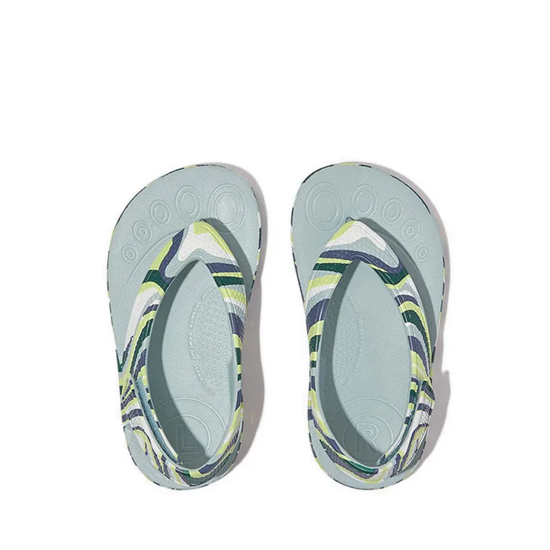 iQushion Kids Toddler Swirly Ergonomics Flip-Flops