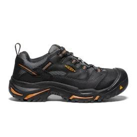 Keen Utility Braddock Low Steel Toe Work Shoe (Men) - Black/Bossa Nova