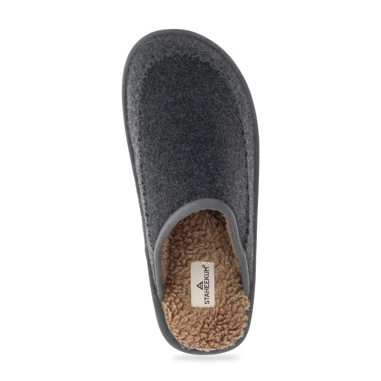 Men's Log Cabin Slipper - Charcoal