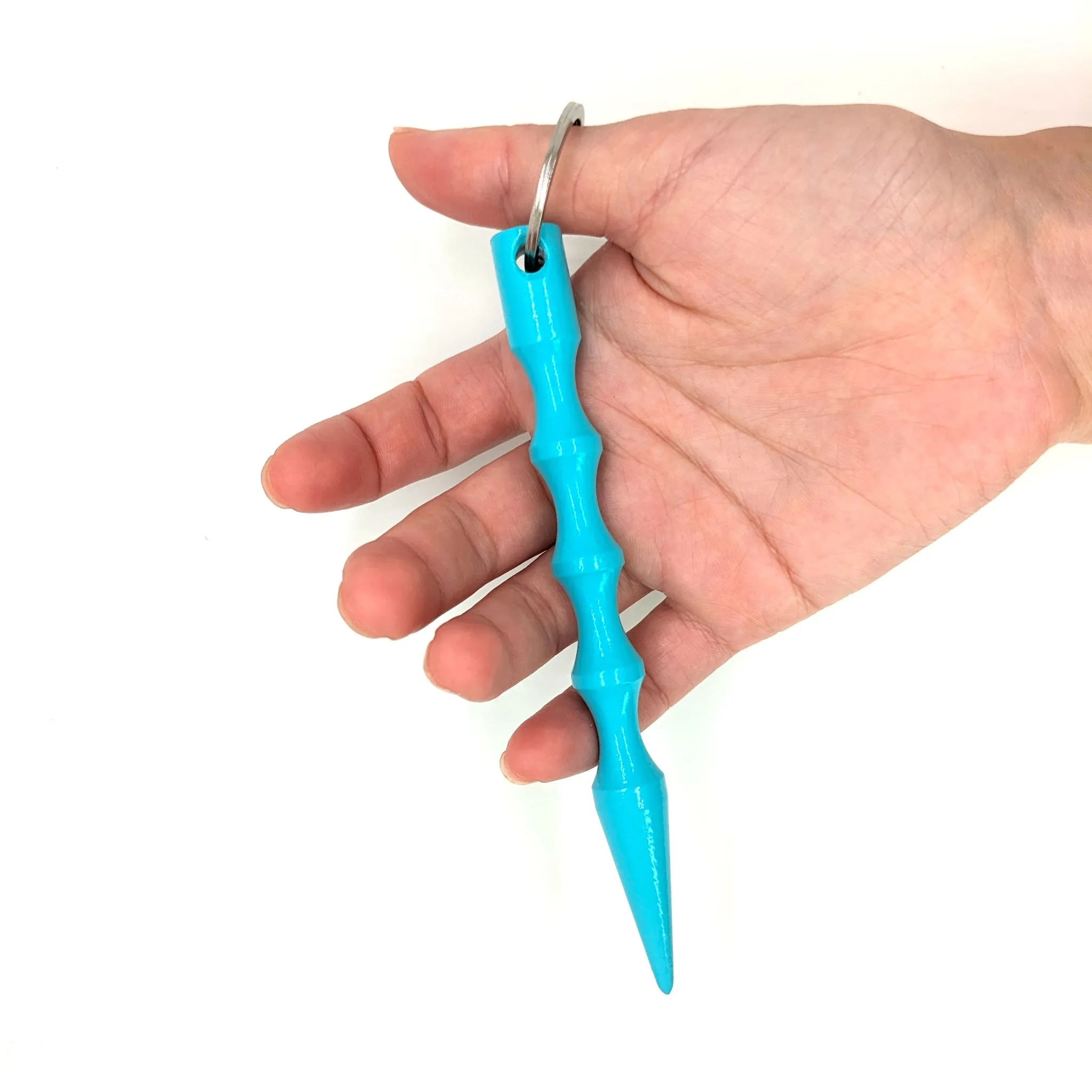 Pastel Pointed Kubaton Self Defense Keychain