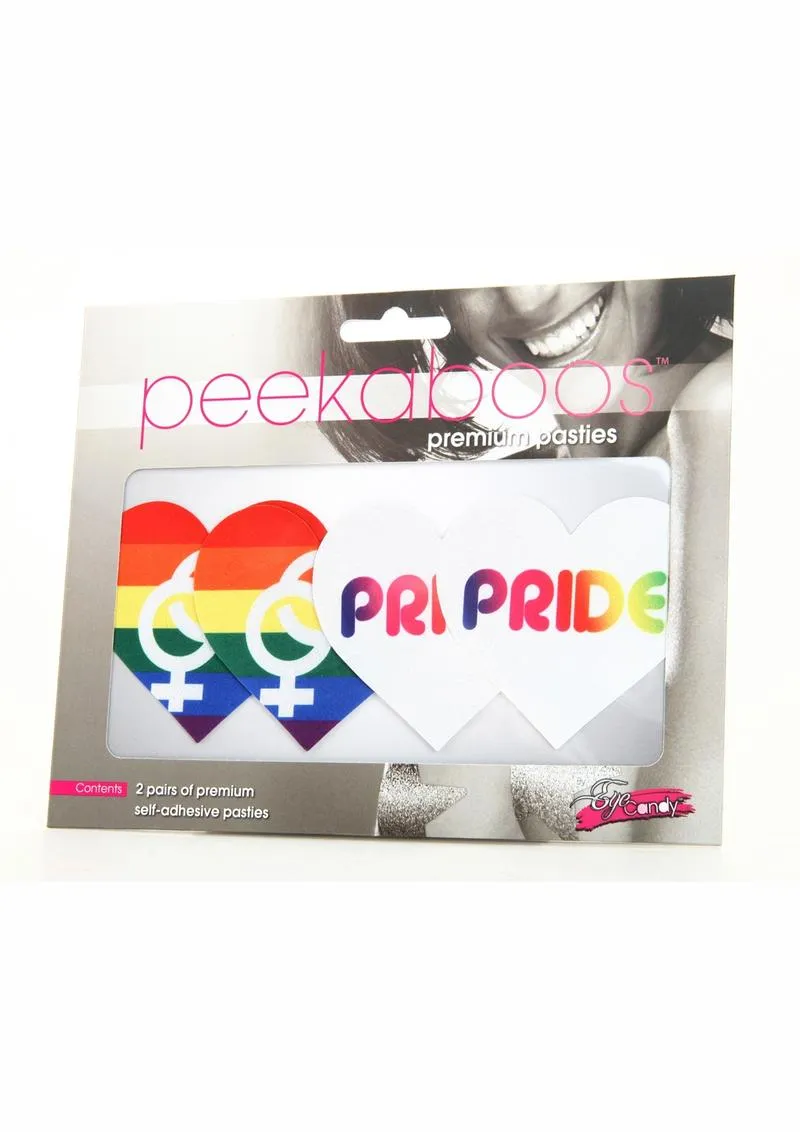 Peekaboo Pride Hearts Pasties