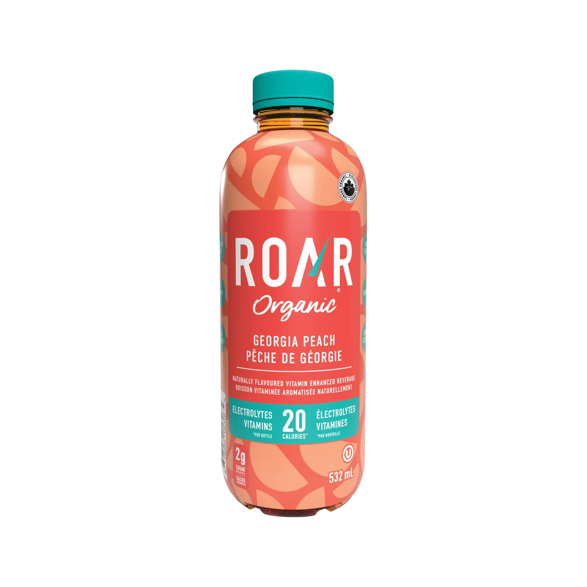 Roar Organic Hydration Drinks - Georgia Peach (532ml)