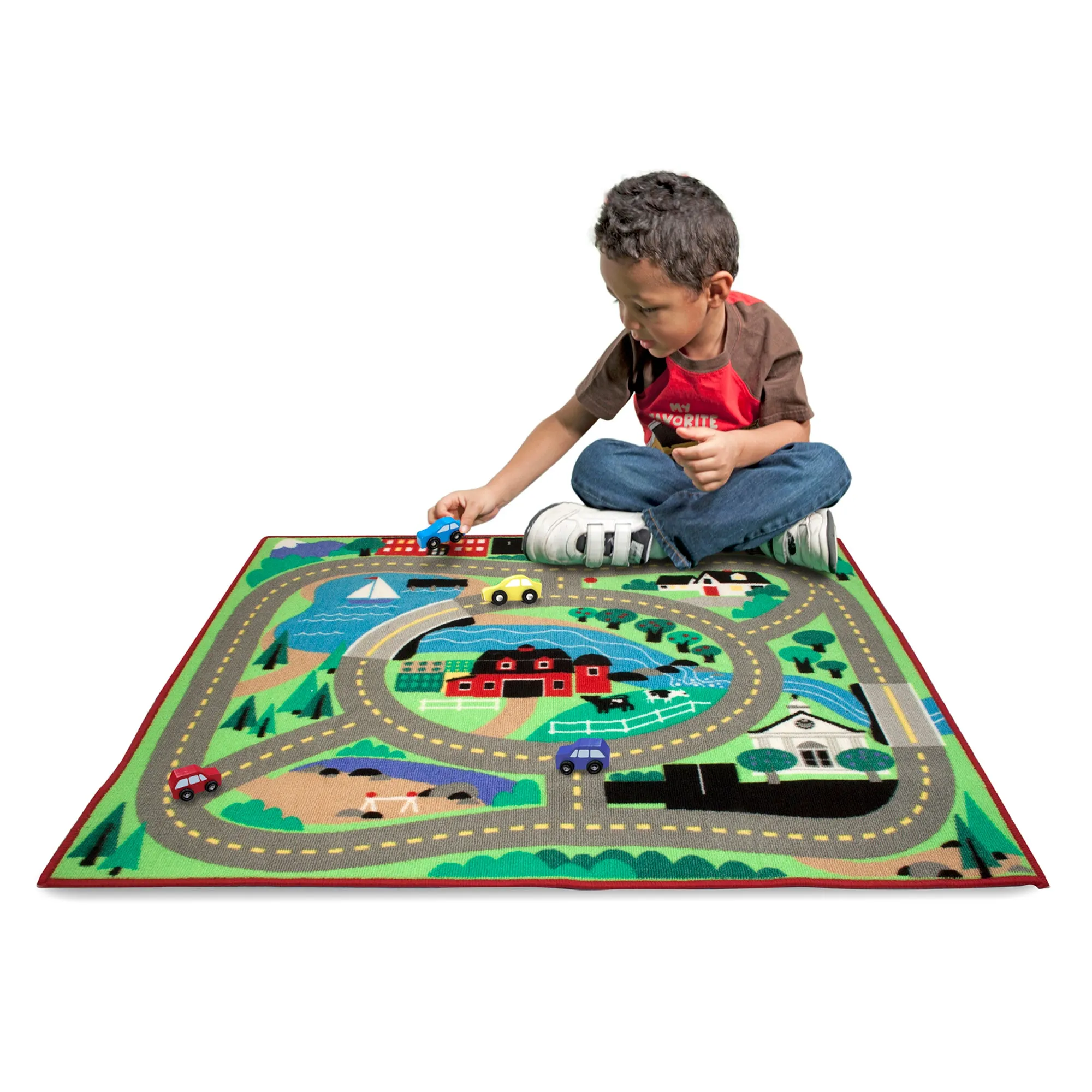 Round the Town Road Rug