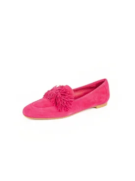 Suede Wild Loafer Flat - Paradise Pink