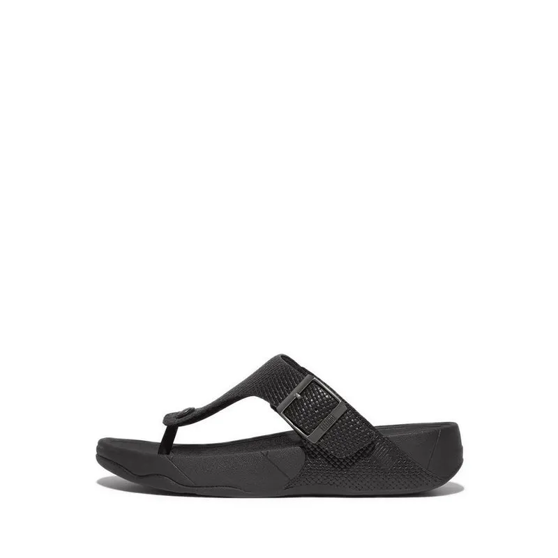 Trakk II Buckle Weave Leather Toe-Thongs