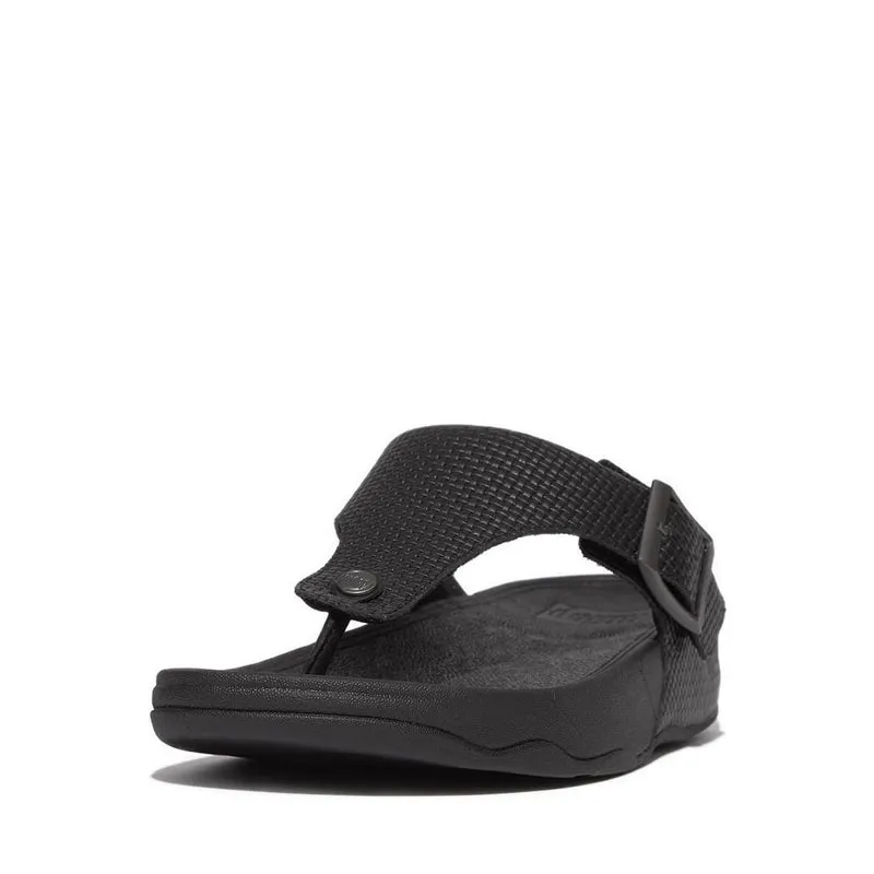 Trakk II Buckle Weave Leather Toe-Thongs