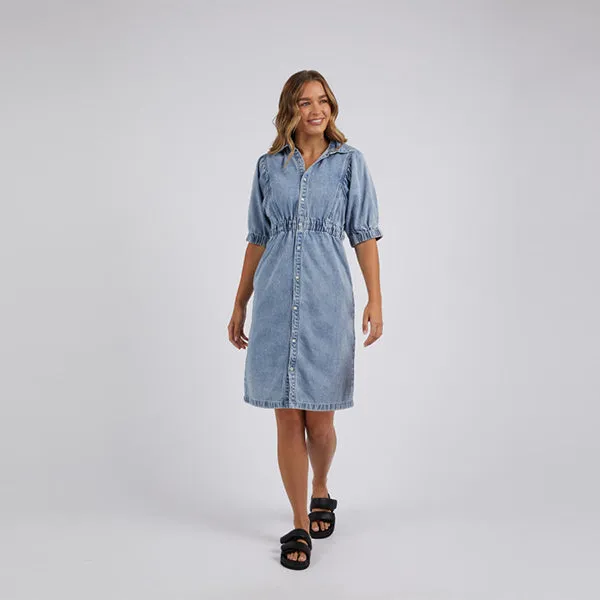 Vivian Dress - Washed Blue